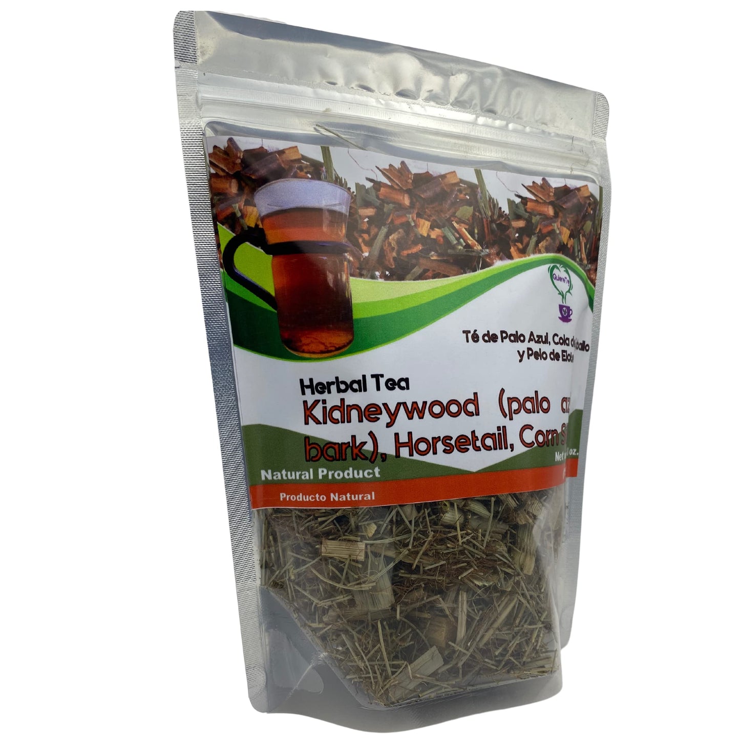 Quiere Te Herbal Tea - Palo Azul, 5.3 oz (150g), Resealable Bag, Natural Ingredients, Up to 100 Cups, Product From Mexico