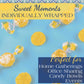 Perle Di Sole Soft Lemon Candy From Italy - Lemon Jelly Candy - Italian Candy Individually Wrapped - Soft Fruit Gelee Candy - Pa