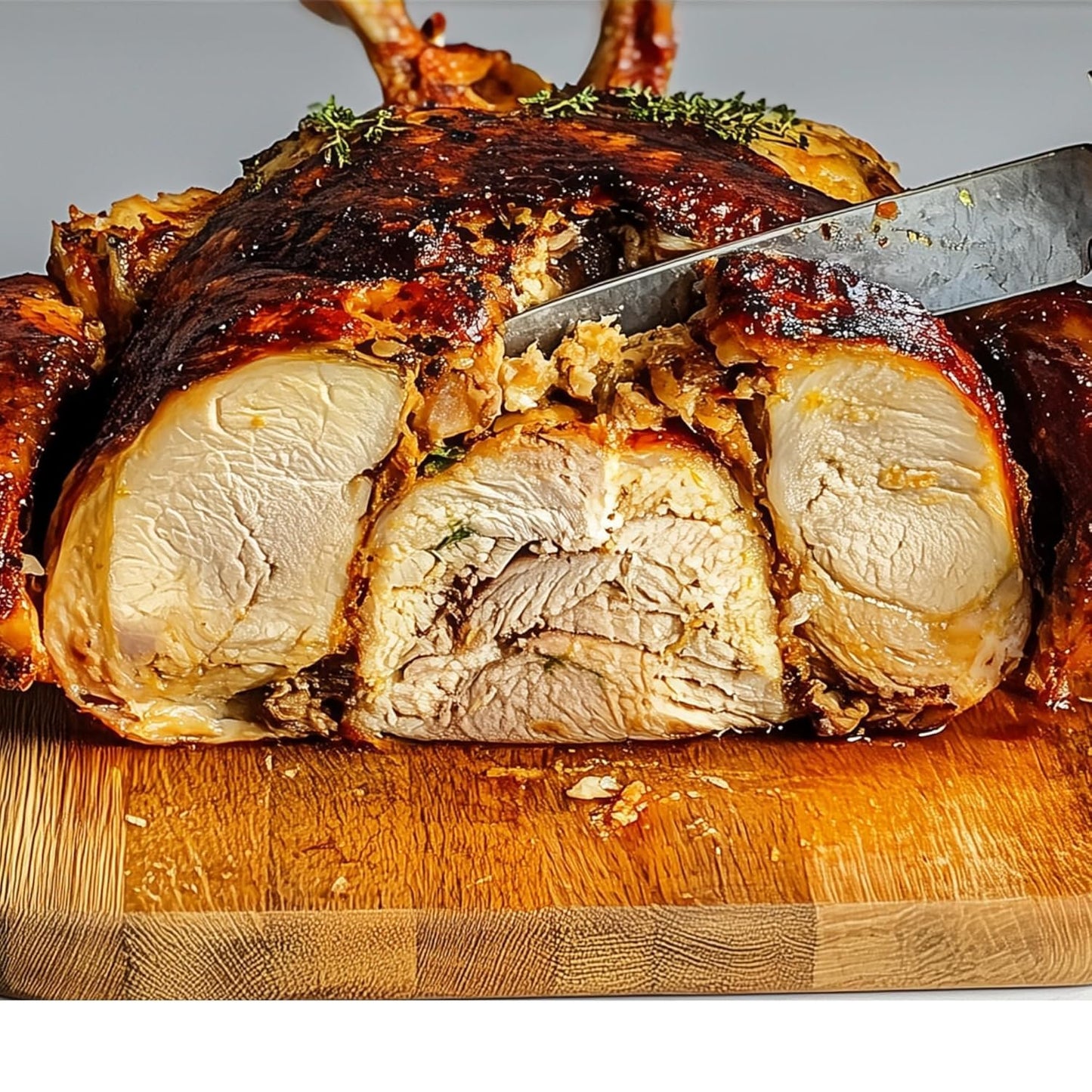 Creole Food Turducken (Boudin, 14lb) - Gourmet Stuffed Poultry Delight - Pre-Seasoned and Ready for Cooking to Simplify Your Hol