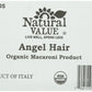 Natural Value Organic Angel Hair, Durum Wheat Semolina Pasta, 10 Pound