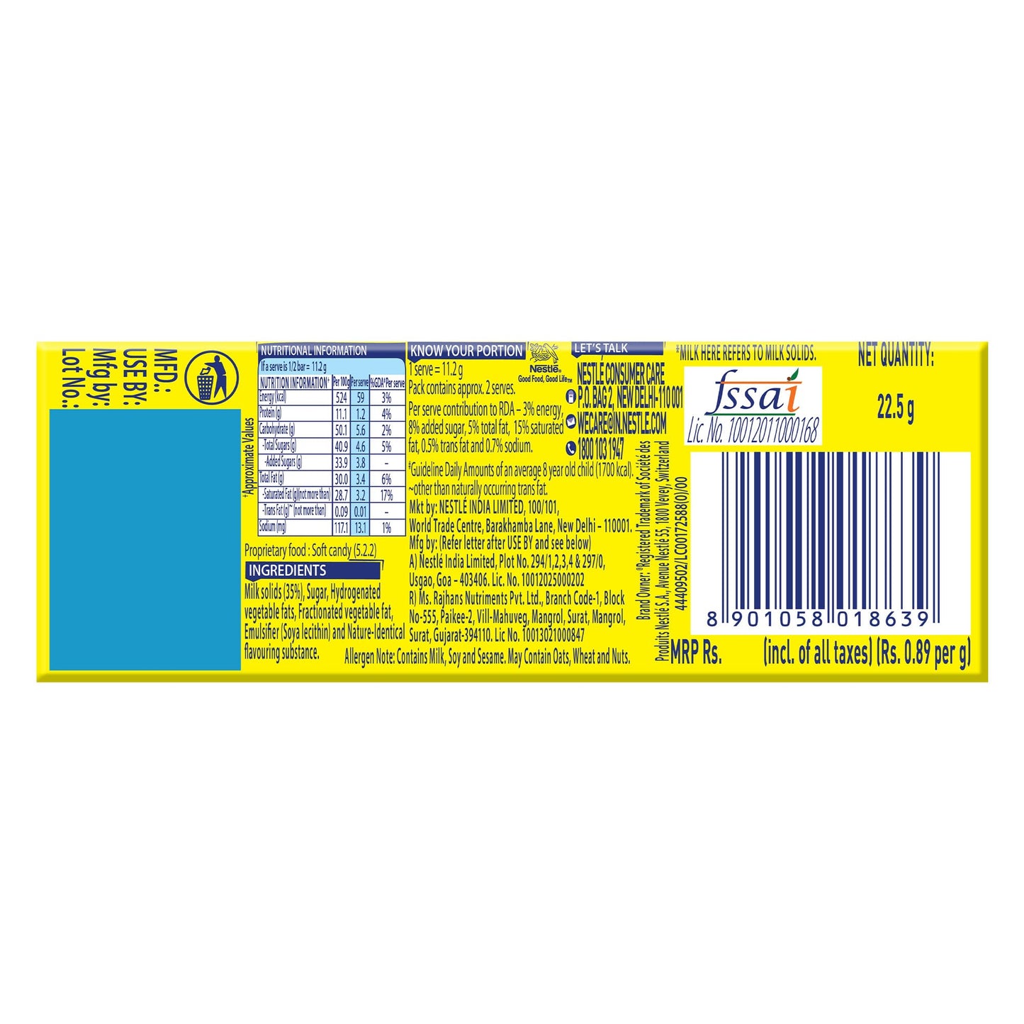 Milkybar Creamy Mould, 25G - 24 Count