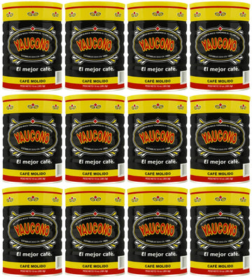 Yaucono Ground Coffee 10 Ounce Can (Pack of 12)