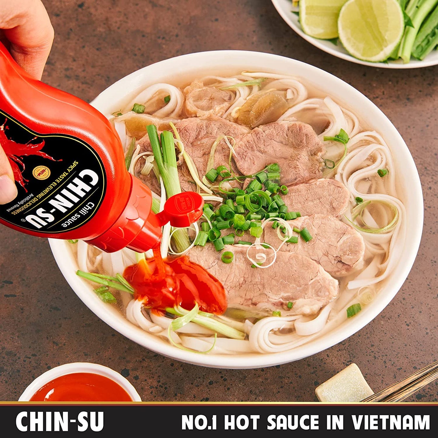 The Original Vietnamese Chili Sauce, CHIN-SU Sweet Sriracha Chili, Organic Pasta, Pizza, Rippen Chili Garlic Hot Sauce, Salsa Ho