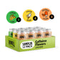 Popwell Caffeinated Prebiotic Soda Variety Pack, 12 Fl Oz (Pack of 12), 6g Fiber, 1g Sugar, Orange Cream, Lemon Lime, Cream Soda