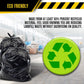 Ultrasac Heavy Duty 55 Gallon Contractor Bags - (40 Count, 3 Mil) - 38'' X 58'' - Large Black Plastic Trash Can Liners - 55-60 G