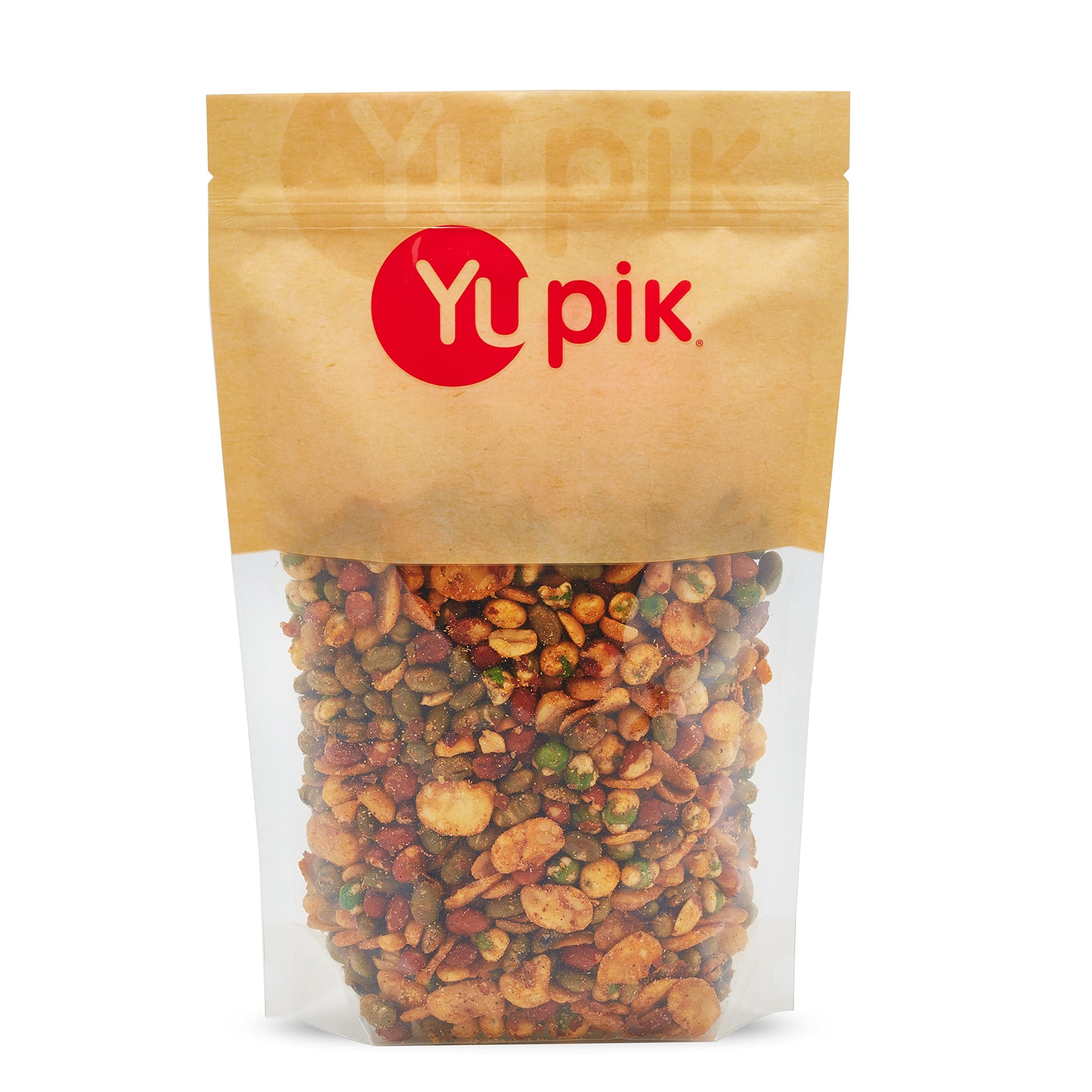 Yupik BBQ Protein Snack Mix, 2.2 lb (35.2 oz), A Blend of Edamame, Peanuts, Wasabi Peas & Roasted Broad Beans, Non-GMO, High in 