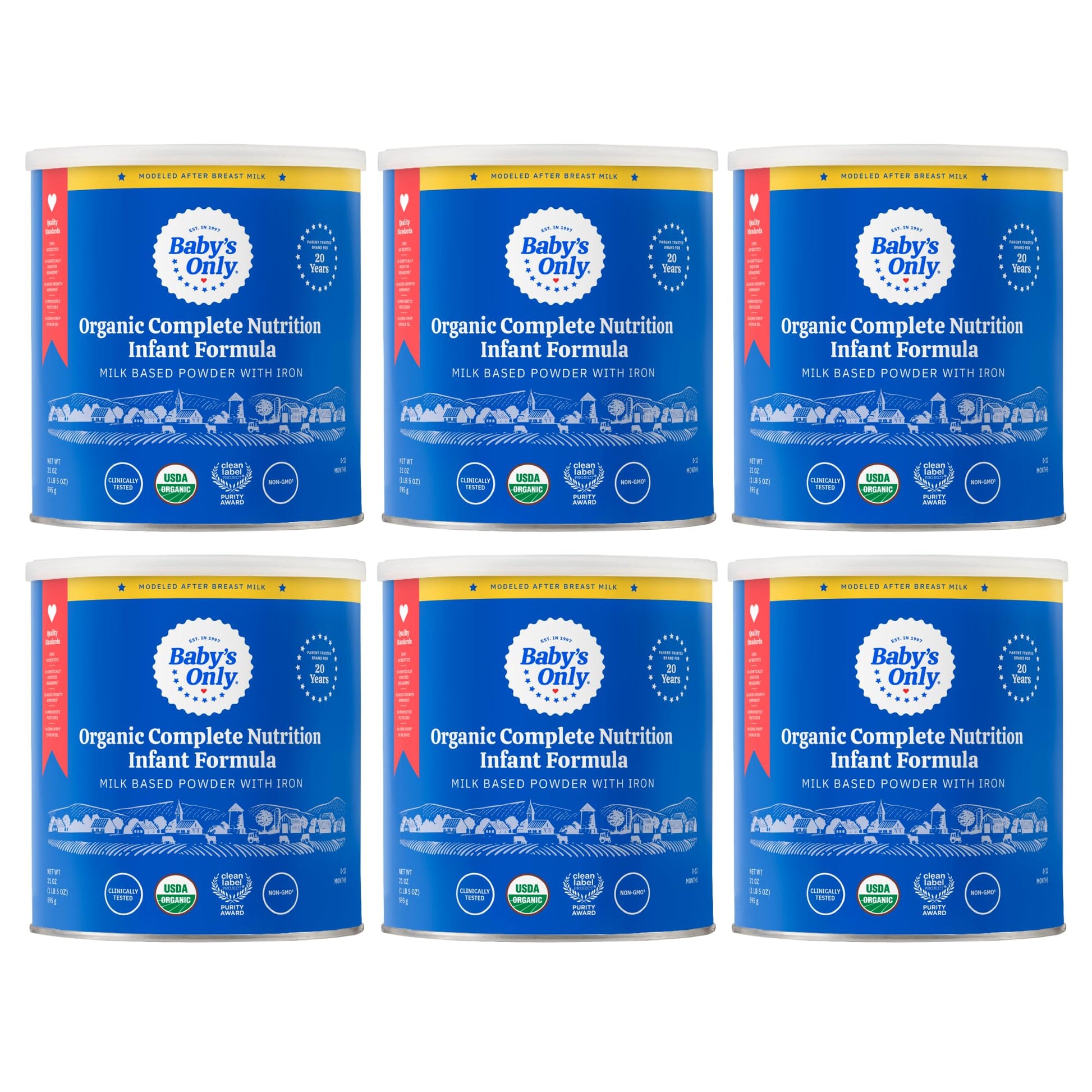 Baby'S Only Organic Complete Nutrition Infant Formula, Milk Based Powder Modeled After Breast Milk, Organic Baby Formula With Ir