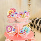 102Pcs Edible Flowers And Butterfly Cake Topper Cupcake Wafer Paper Wedding Themed Party Kids Wedding Girl Women Party Birthday