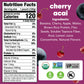 NOKA Superfood Fruit Smoothie Pouches, Cherry Acai, Vegan, Gluten Free, 4.22 oz, Pack of 6