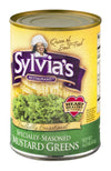 Sylvias Mustard Greens Ssnd, 14.5 Oz