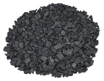 Raw Shungite Stones For Water - 1Lb Shungite Carbon Water Filter - Water Purification Rock - Healing Stones For Home Garden Deco