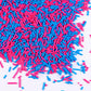 Edible Pink And Blue Sprinkles, Jimmy Sprinkles, Pink Jimmies Sprinkles, Blue Jimmies Sprinkles, Gender Reveal Sprinkles Candy F
