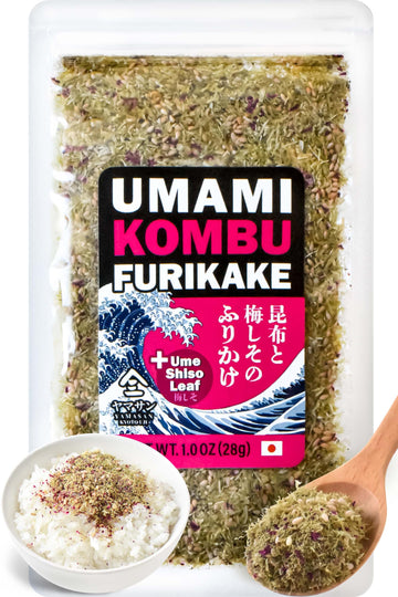 Japanese Furikake Umami Seasoning, Super Food Kelp, Tororo Kombu, Rice Topping, Delicious Flavor Of Various Foods, Low Calories,