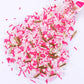 Pink Sprinkles For Cake Decorating, 3.52Oz Pearl Sprinkles For Ice Cream Cupcakes Toppings Baking Cookies, Pink Gold Sprinkle Fo