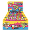 WARHEADS Sour Taffy 2-in-1 Chewy Bars - Candy Variety Pack - Assorted Flavors  Individually Wrapped Chewy Bars - Bulk Taffy - Gluten Free Candy - Box of 24