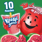 Kool-Aid Jammers Watermelon Juice Drink, 10 Count Pouches, Model 00043000053775