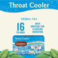 Celestial Seasonings Herbal Tea Throat Cooler, Caffeine Free, 16 Tea Bags, 16 Count