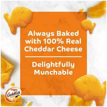 Goldfish Cheddar Crackers, Snack Crackers, 30 Oz Carton, 2 Ct Box