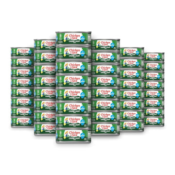 Chicken of the Sea Wild Caught Chunk Light Tuna, 5 Ounce Cans, 48-Count - High Protein 100% Classic Chunk Tuna in Water - Delici