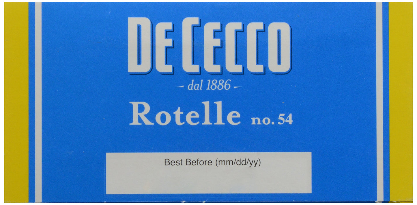 De Cecco Pasta Rotelle No.54, 16 oz