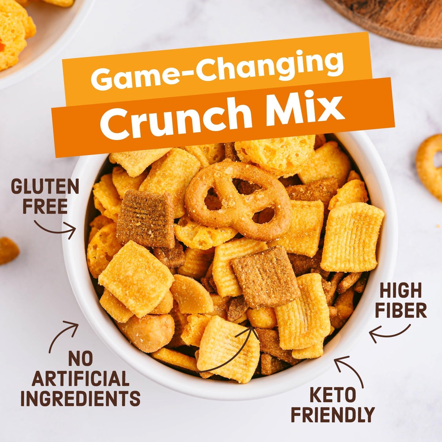 Catalina Crunch Mix Cheddar Protein Snack Mix | Low Carb, Keto Snacks, Pack Of 3