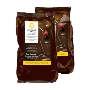 Wilton Chocolate Pro Chocolate Melting Wafers - Fill Your Chocolate Fondue Fountain With The Quick Melting Chocolate Wafers For