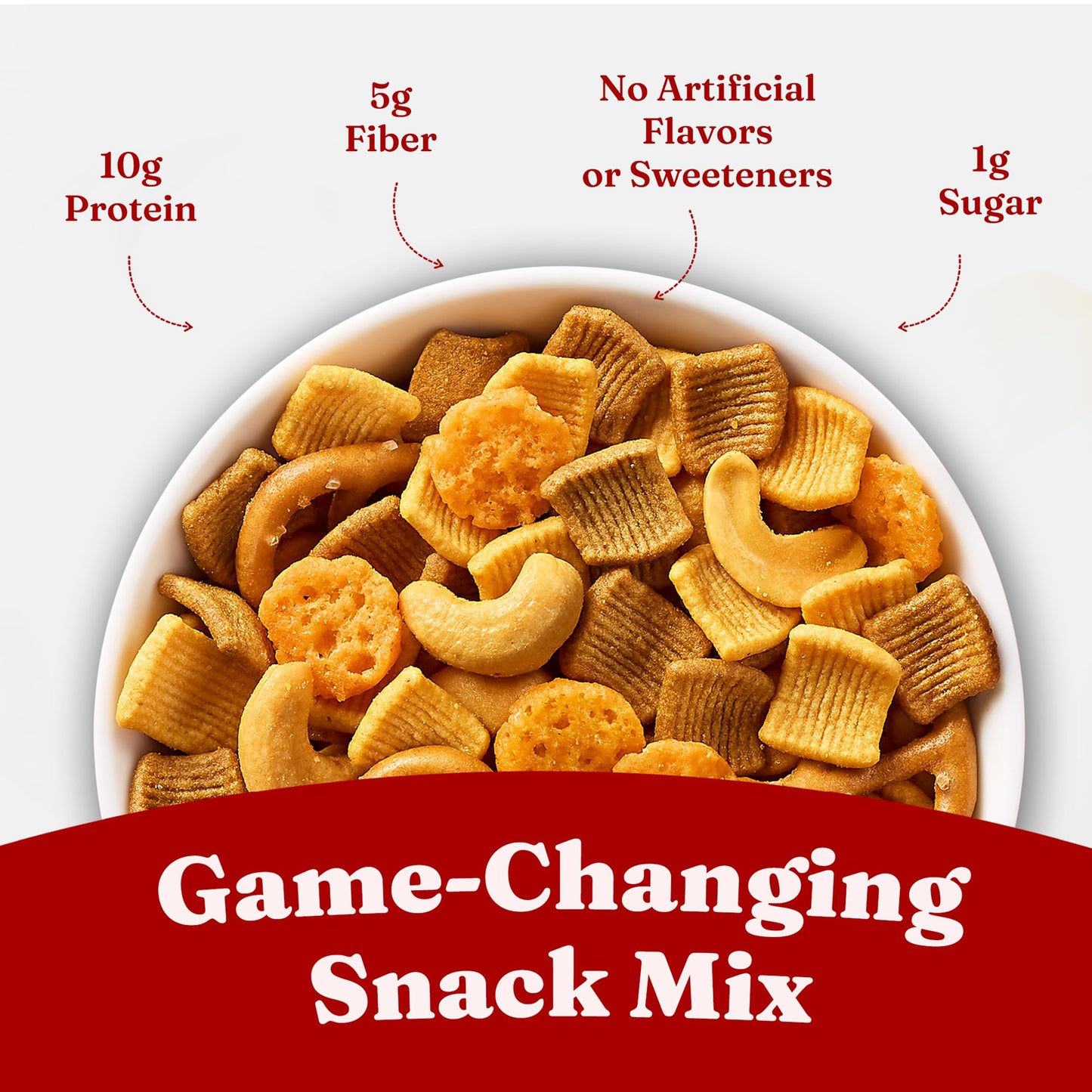 Catalina Crunch Protein Snack Mix With Cheese Crisps - 10G Protein, 1G Sugar Per Serving - Good Source Of Fiber, Keto, Gluten Free - Spicy Kick, 5.25 Ounce Bag (Pack Of 1)