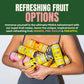 FRUGA Sparkling Fruit Soda, Prebiotic, Low Calorie, 12 Fl Oz, Pack of 12
