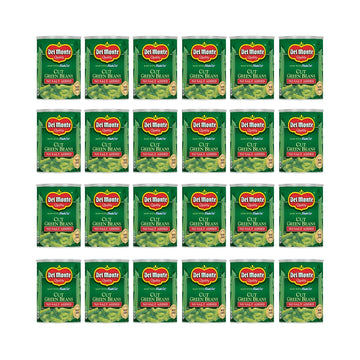 Del Monte FRESH CUT BLUE LAKE Cut Green Beans, No Salt Added Canned Vegetables, 24 Pack,14.5 oz Can