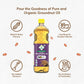 24 Mantra Organic Unrefined Groundnut Oil/Moongphali Ka Tel- 1 L | Pack Of 1 | 100% Organic | Chemical Free & Pesticides Free |