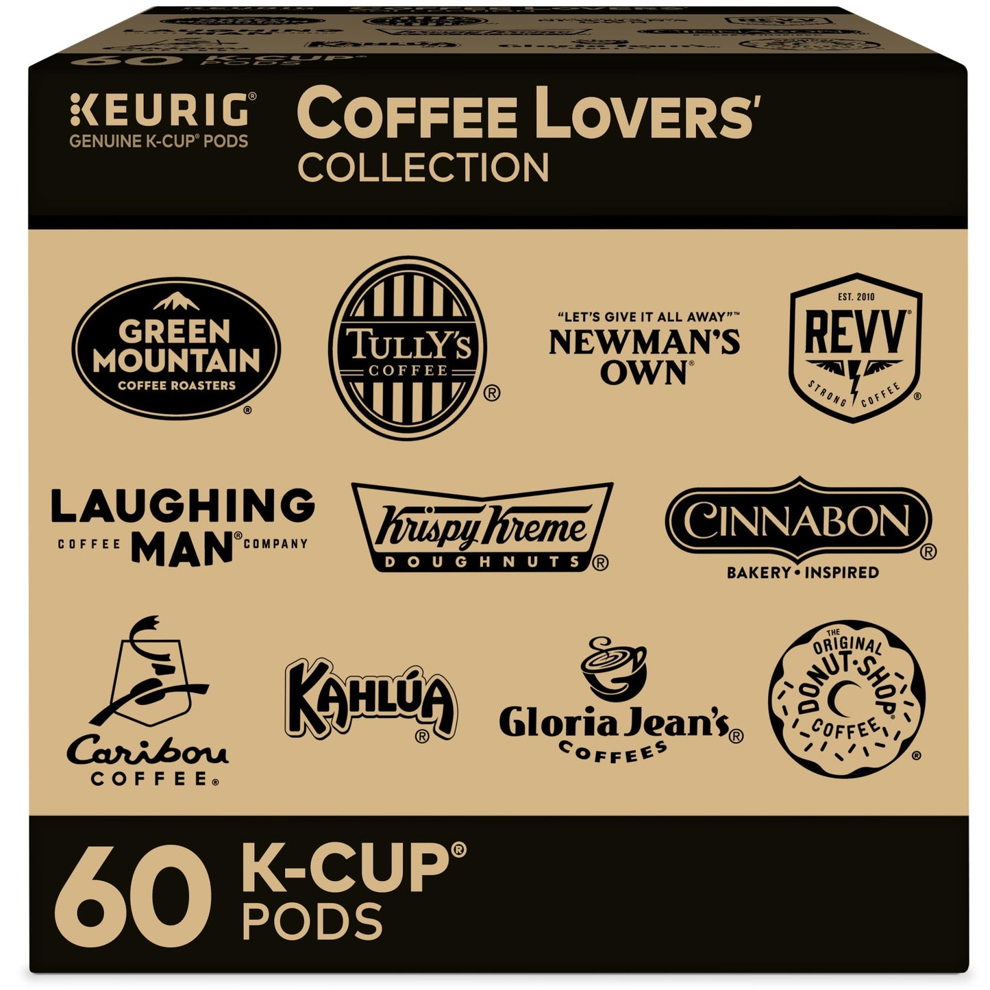 Keurig Coffee Lovers  Collection Variety Pack, Single-Serve Coffee K-Cup Pods Sampler, 60 Count