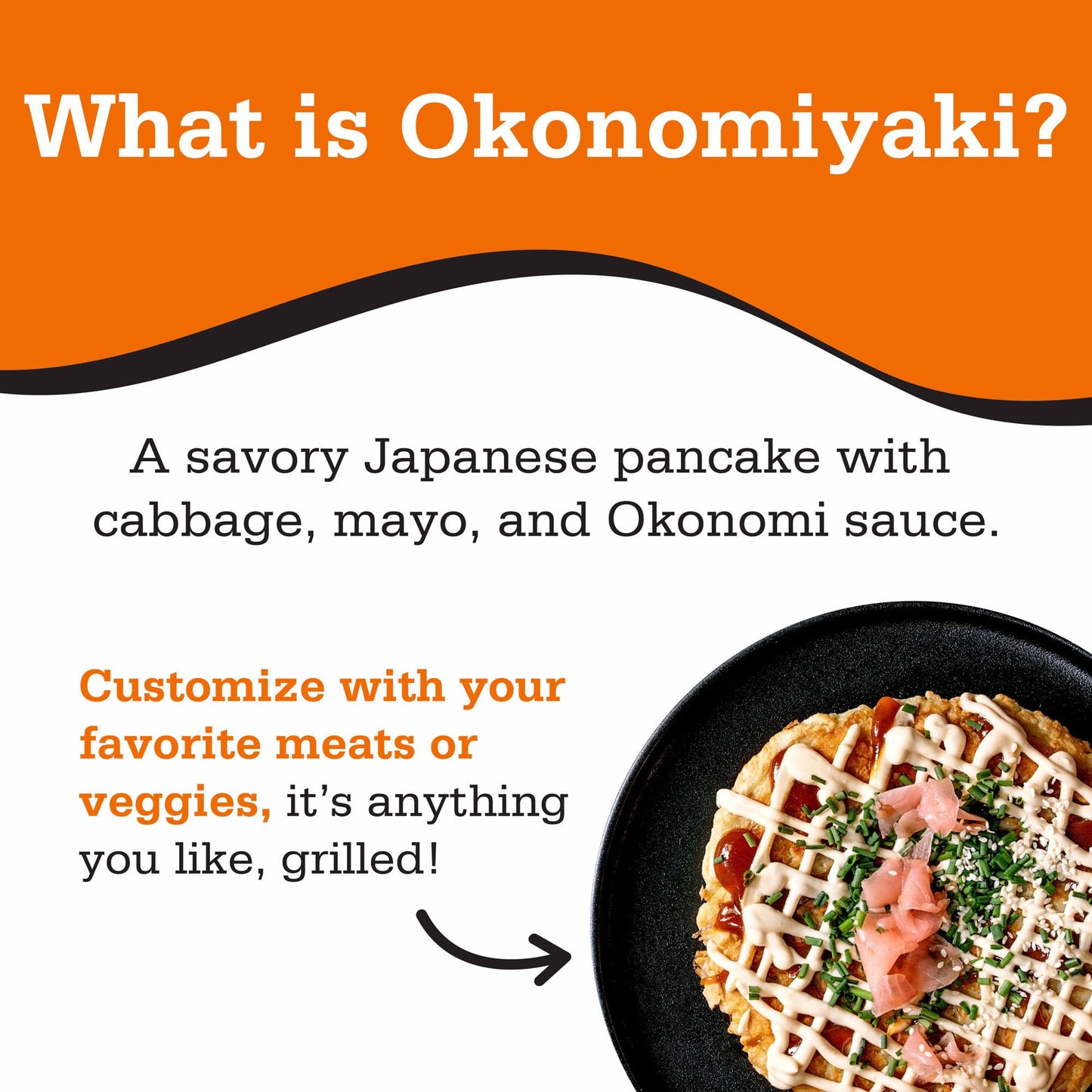 Otafuku Okonomiyaki Flour for Japanese Okonomiyaki Pancakes, 12 Servings, 15.9 Oz (10 Pack)