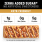 Kind Zero Added Sugar Bars, Keto Friendly Snacks, Caramel Almond And Sea Salt Flavored, 6.2Oz Box (5 Bars)