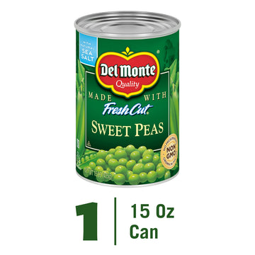 Del Monte Canned Sweet Peas, 15 oz Can