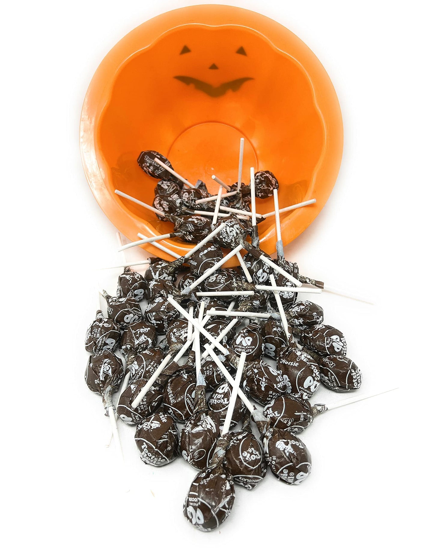 Chocolate Pops Bulk Candy 50+ Count Lollipops Suckers Variety Brown Only Value Pack Aprox. 2.25 Lbs (36 Oz)