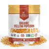 Great River Milling Organic Yellow Popcorn Kernels | Gluten Free Whole Grain Popcorn for Air Popper, Stovetop & Popcorn Machines