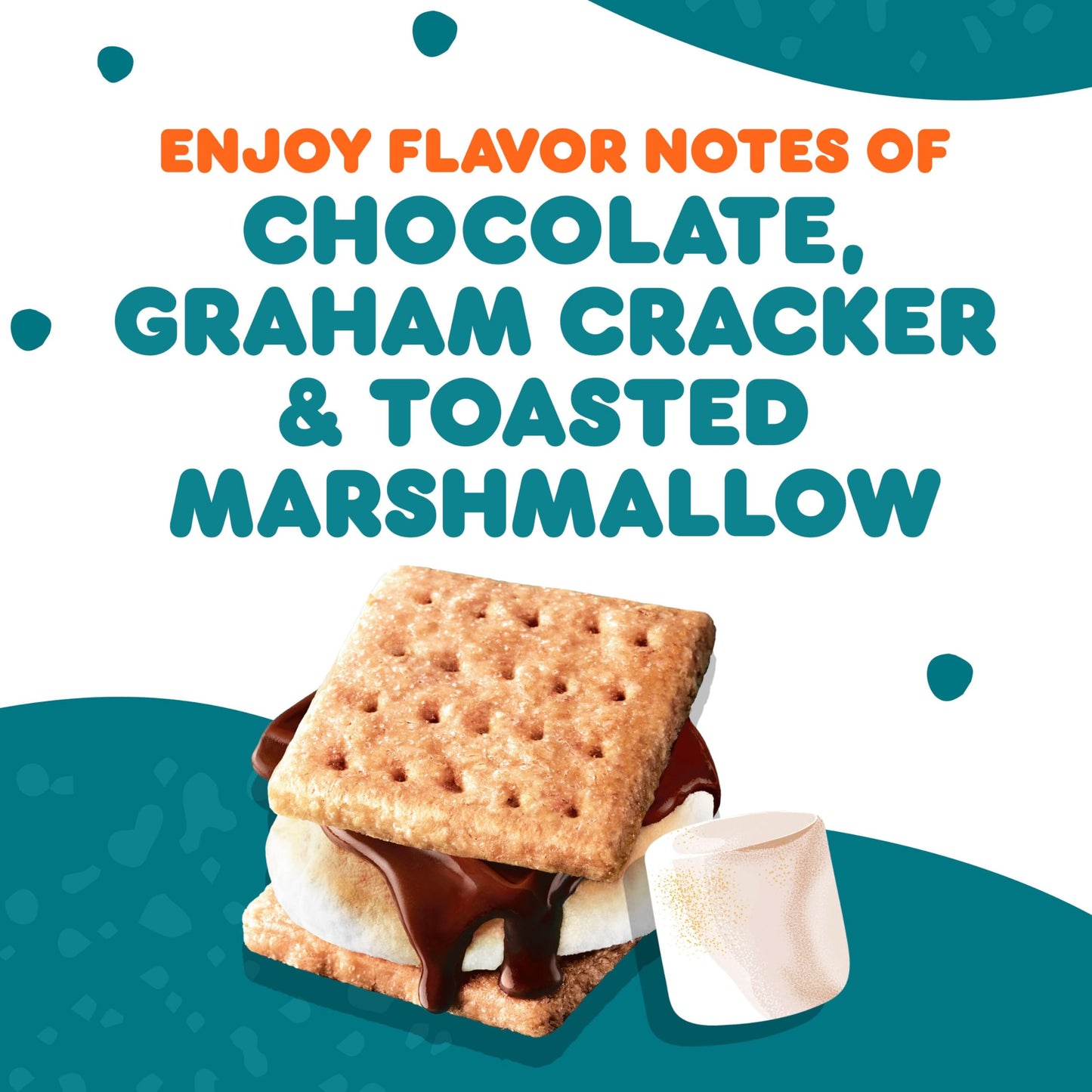 Dunkin Medium Roast Smores Flavored Coffee, 60 Keurig K-Cup Pods