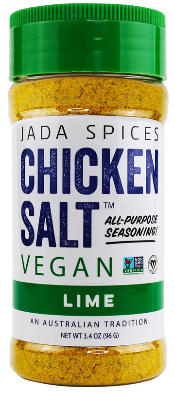 JADA Spices Chicken Salt Spice and Seasoning - Lime Flavor - Vegan, Keto & Paleo Friendly - Perfect for Cooking, BBQ, Grilling, 