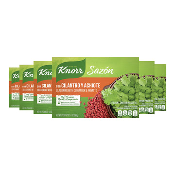 Knorr Saz  n Flavorful Seasoning for Sauce, Meat, Poultry, Fish, Seafood, Stews, Rice, Beans, and Other Dishes Cilantro and Achi