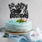 Monmon & Craft Motorcycle Happy Birthday Cake Topper/Men Boys Adults Motorbike Cake Decor/Motorcycle Racing Theme Birthday Party