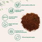 Micro Ingredients Organic Instant Mushroom Coffee Powder, 14 Ounce (158 Servings) - Premium Arabica with Lion’s Mane, Chaga, Reishi
