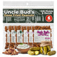 Jerky-n-Spice Uncle Buds Deep Fried Peanuts in Shell - 6 Pack, 3 Dill Pickle & 3 Ranch, Crunchy High-Protein Snacks, 7 inches