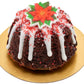 DECOPAC Red and White Peppermint Crystals, Festive Candy Sprinkles, 33oz, Fancy Sprinkles in Handheld Container, Edible Christma