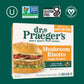 Dr. Praegers, Mushroom Risotto Veggie Burgers, 2.5 Ounce, 4 Count