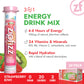 Zipfizz Daily Energy Drink Powder  Strawberry Kiwi  20 Pack | 3-in-1 Sustained Energy  Rapid Hydration  and Essential Vitamins | Sugar-Free | Electrolyte Powder | Contains Vitamin B-12 & Antioxidants