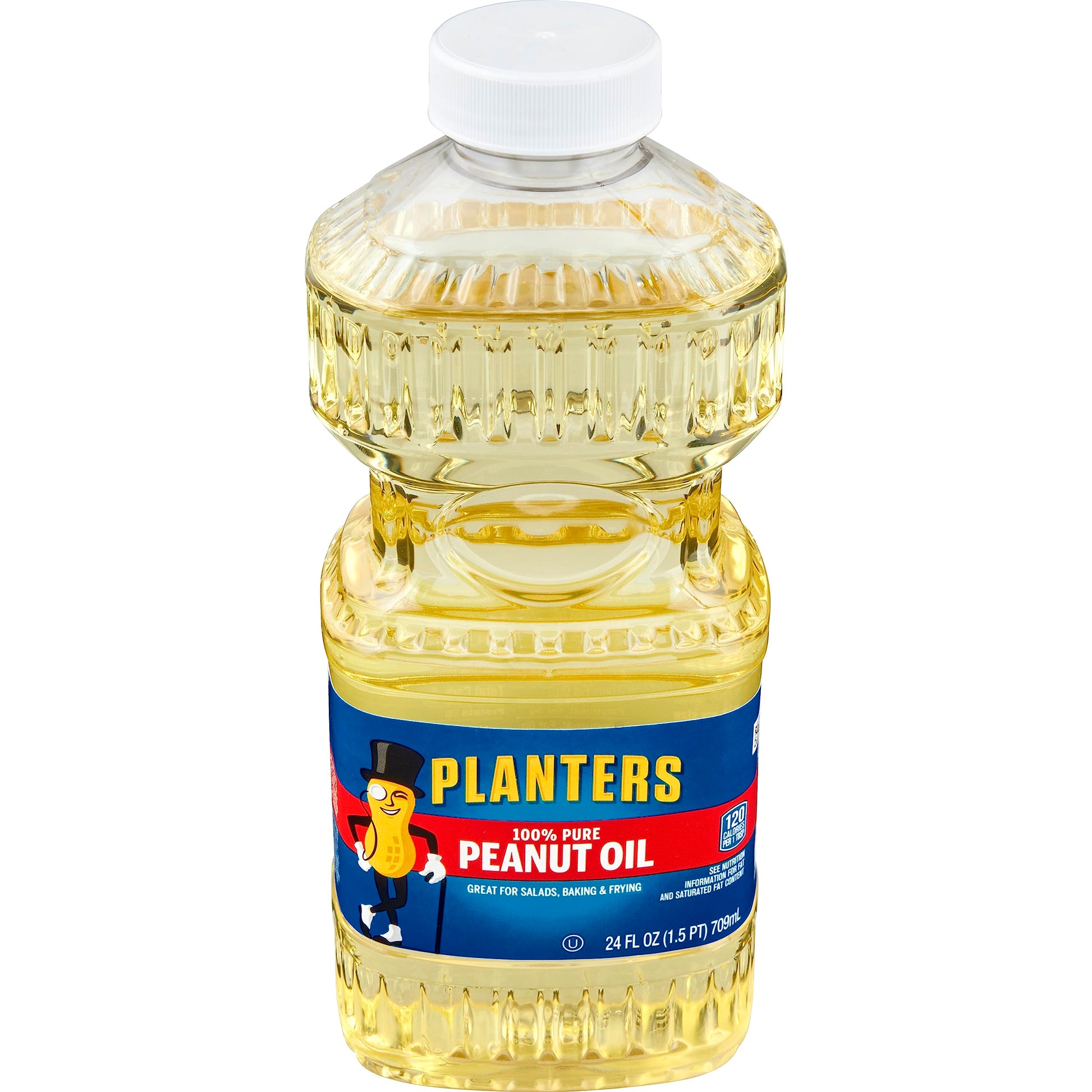 PLANTERS Peanut Oil for Cooking - Ideal Peanut Oil for Deep Frying and Cooking, 24 oz