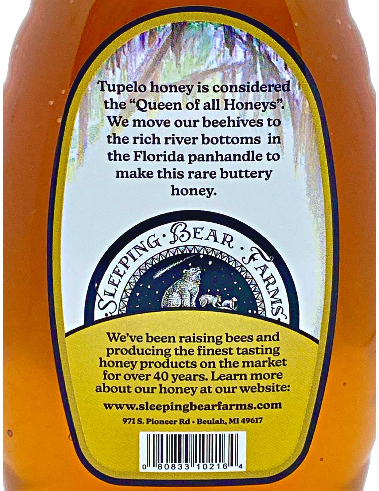 Sleeping Bear Farms Tupelo Honey - 16oz Bottle - Premium from Florida Apalachicola River Basin