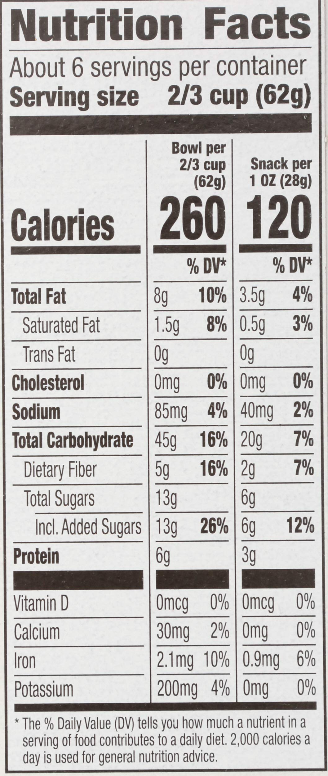 Cascadian Farm Organic Granola, Dark Chocolate Almond Cereal, 13.25 Ounce