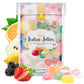 Gourmanity Italian Jelly Fruit Candy, Made with 18% Real Fruit Juice & Pulp, Individually Wrapped Gourmet Candy, 14.1oz Box