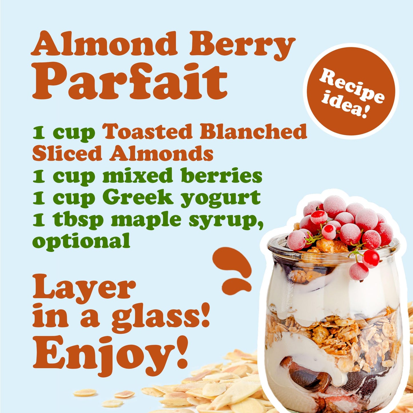 Food to Live Dry Roasted Blanched Sliced Almonds, 3 Pounds - Perfectly Oven Toasted for Maximum Flavor, Unsalted, No Oil Added,
